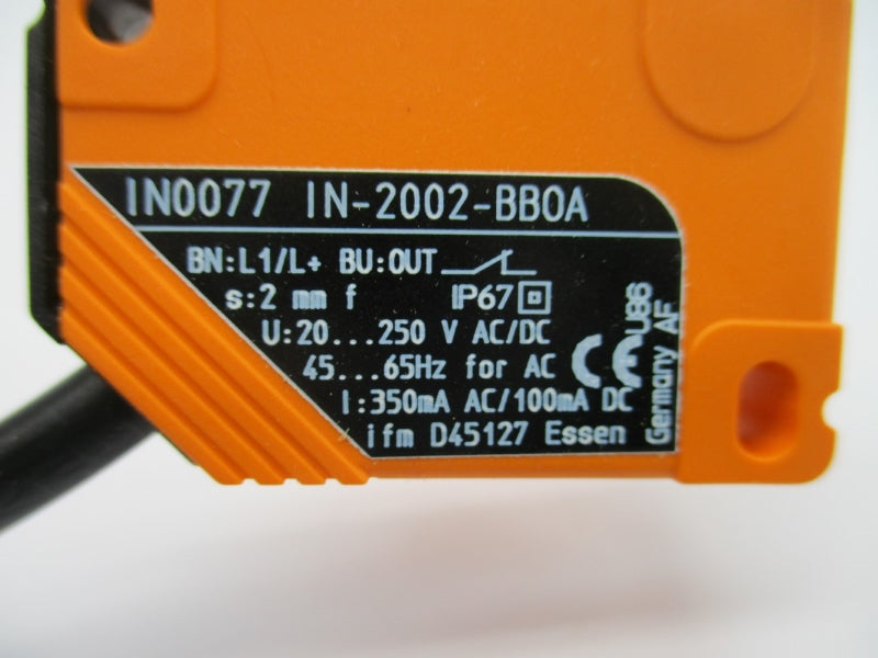 IFM EFECTOR IN0077 IN-2002-BBOA 20-250VAC/DC NSMP