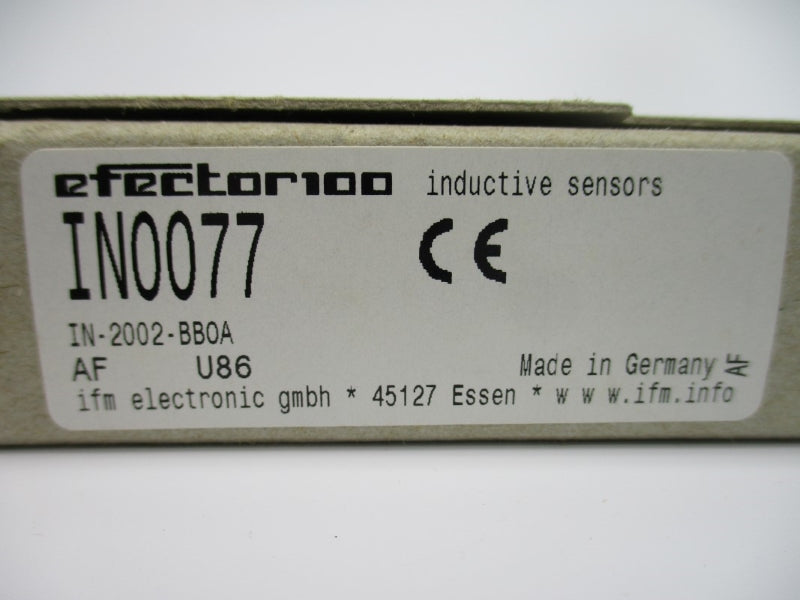 IFM EFECTOR IN0077 IN-2002-BBOA 20-250VAC/DC NSMP