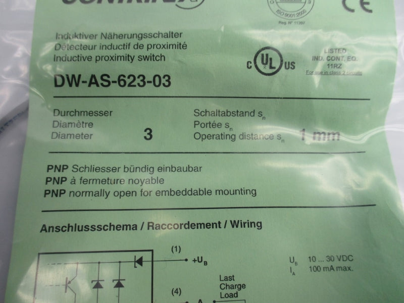 CONTRINEX DW-AS-623-03 10-30VDC NSMP