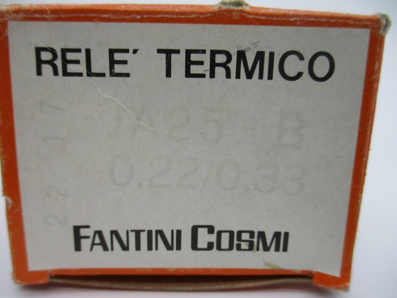 FANTINI COSMI JA25B 600VAC 0.22-0.33A NSMP