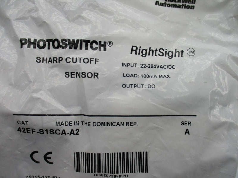 ALLEN BRADLEY 42EF-S1SCA-A2 SER. A 22-264VAC/DC NSMP