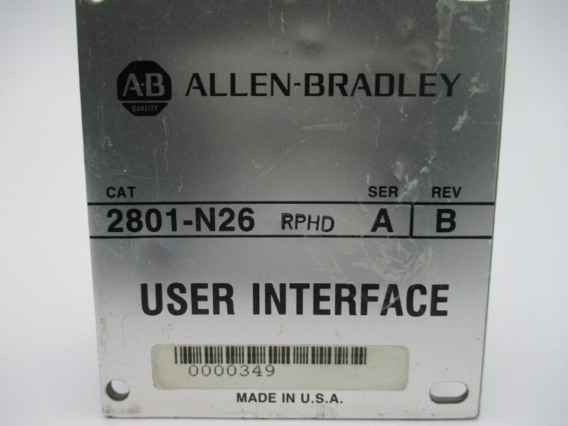 ALLEN BRADLEY 2801-N26 SER. A NSNP