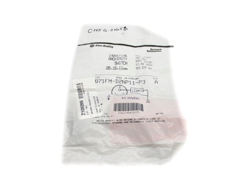 ALLEN BRADLEY 871FM-D2NP11-P3 SER. A 10-30VDC NSMP