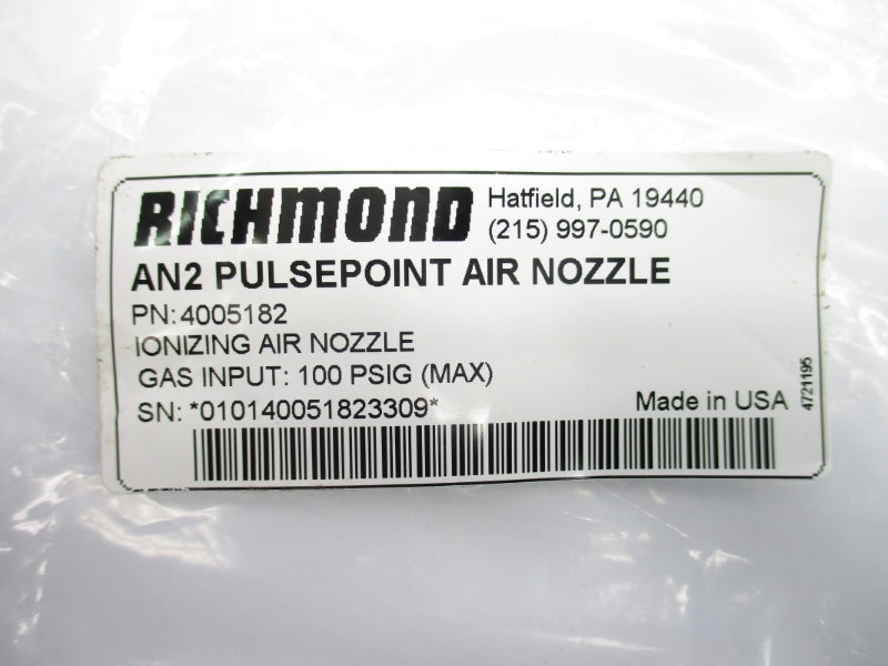 RICHMOND AN2 4005182 100PSI NSMP