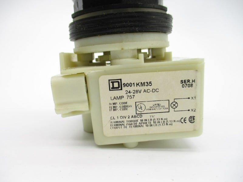 SQUARE D 9001SKR9P35 SER. H 24-28VAC/DC NSMP