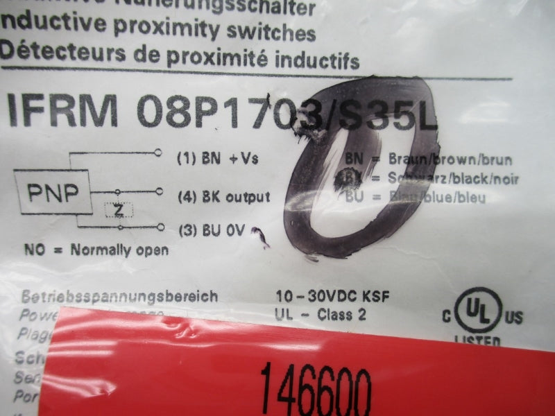 BAUMER ELECTRIC IFRM08P1703/S35L 10-30VDC NSMP