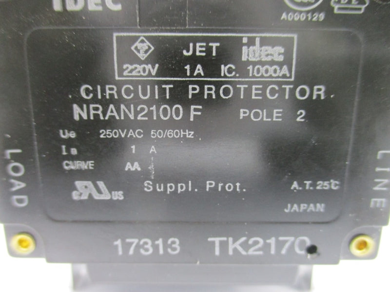 IDEC NRAN2100F1AAA 250VAC 1A NSNP