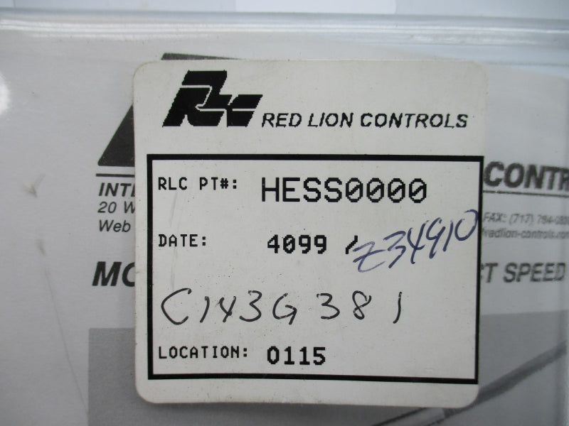 RED LION CONTROLS HESS0000 NSMP