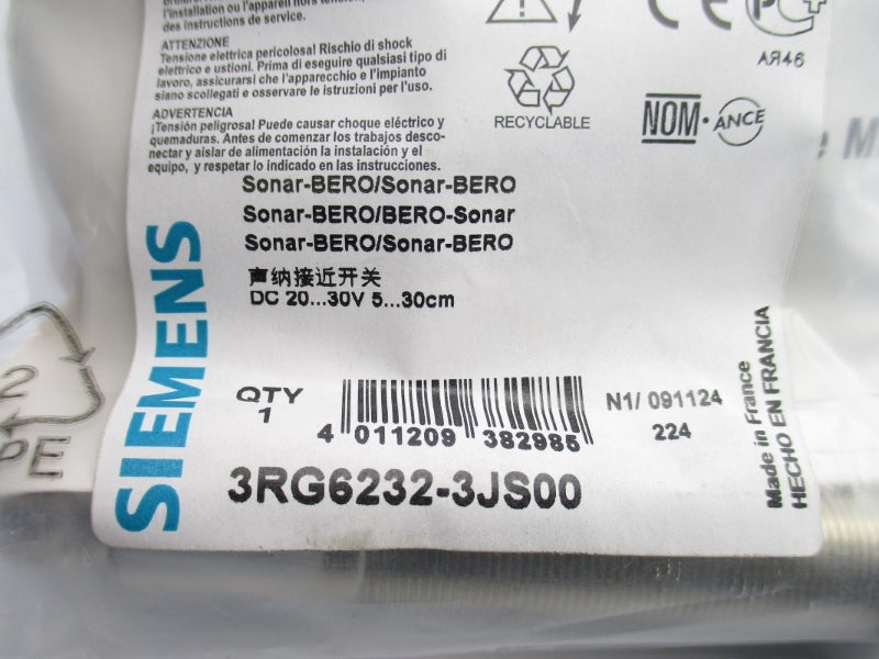 SIEMENS 3RG6232-3JS00 23-30VDC NSMP