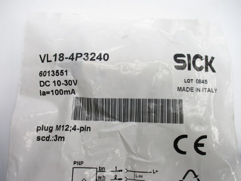 SICK VL18-4P3240 6013551 10-30VDC NSMP