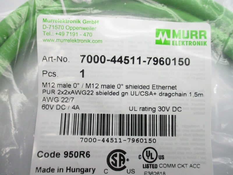 MURR ELEKTRONIK 7000-44511-7960150 60VDC 4A NSMP