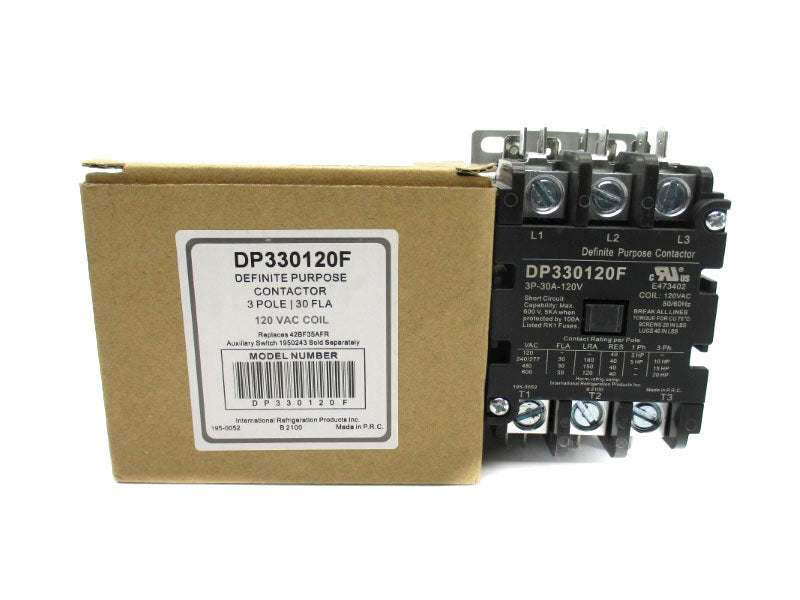 INTERNATION REFRIGERATION PRODUCTS DP330120F 120VAC 30A NSMP
