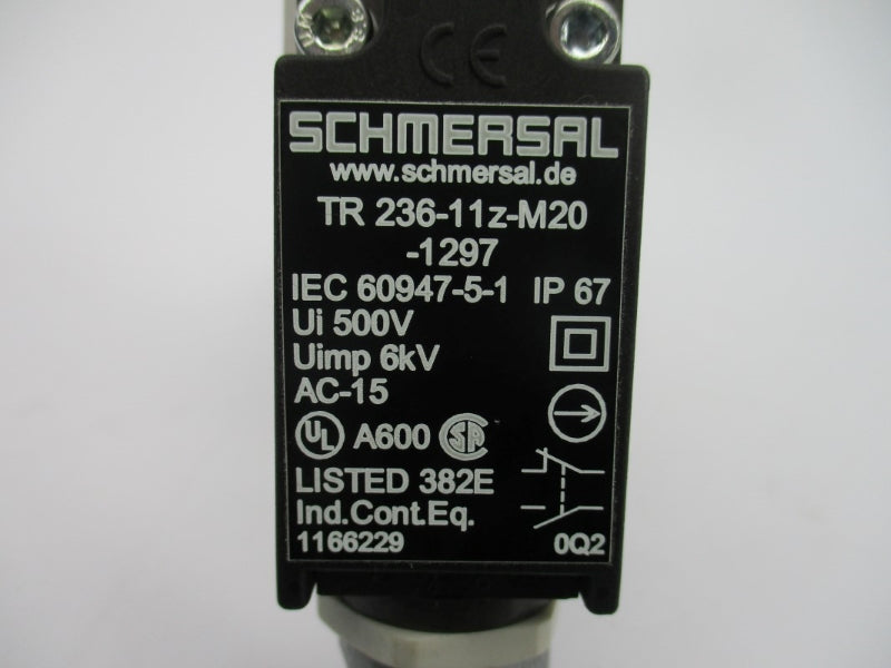 SCHMERSAL TR236-11Z-M20-1297 500V (AS PICTURED) NSNP