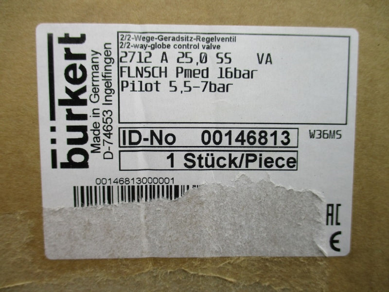 BURKERT 00146813 2712A25,055VA NSMP
