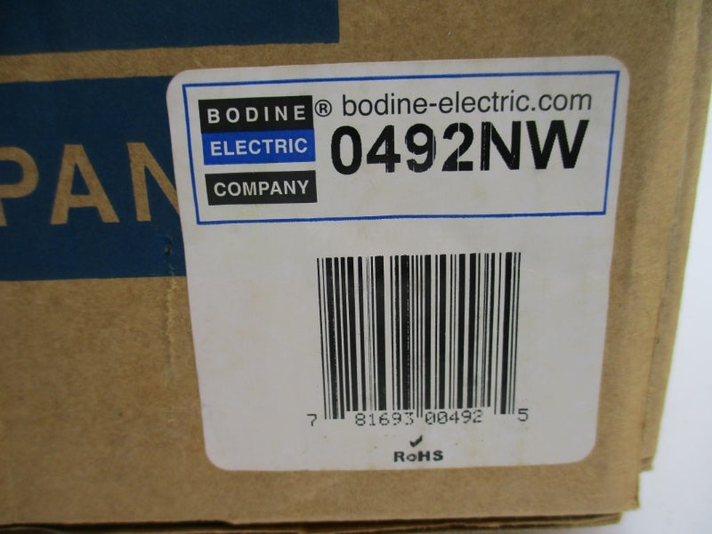 BODINE ELECTRIC 0492NW 34R4BFCI-3F 115V 1.0A NSMP