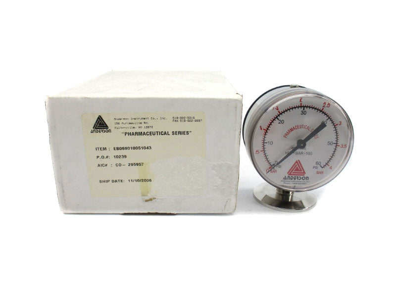 ANDERSON INSTRUMENT EB069010051043 0-60PSI NSMP
