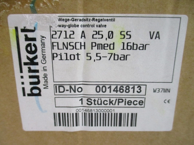 BURKERT 00146813 2712A25,0SSVA NSMP