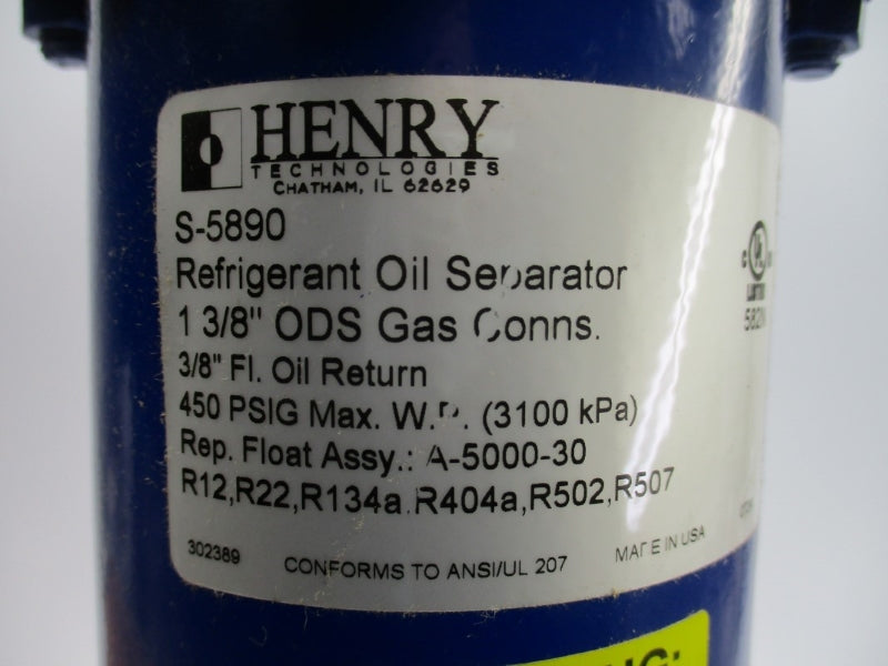 HENRY TECHNOLOGIES S-5890 450PSI 1-3/8" NSMP