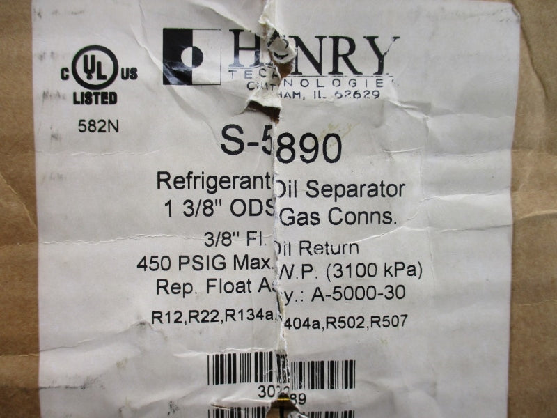 HENRY TECHNOLOGIES S-5890 450PSI 1-3/8" NSMP