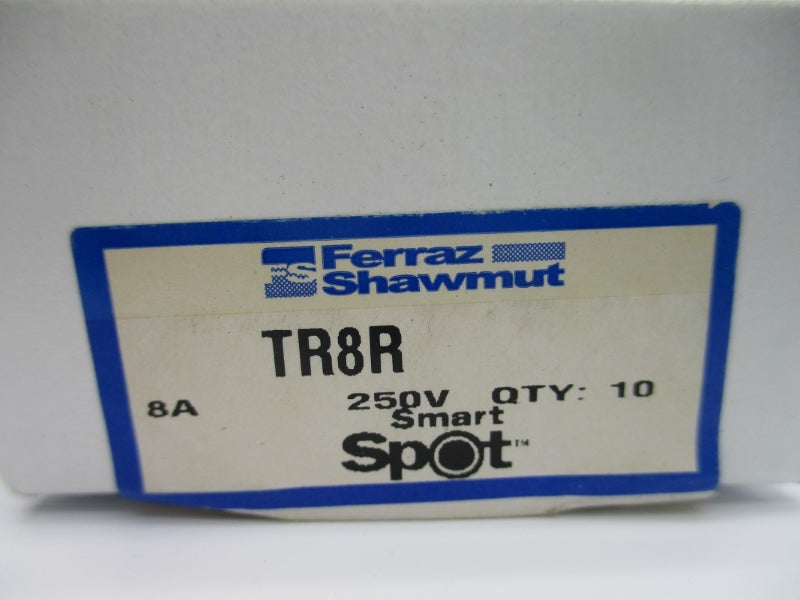 FERRAZ SHAWMUT TR8R 250VAC 8A (PKG OF 10) NSMP