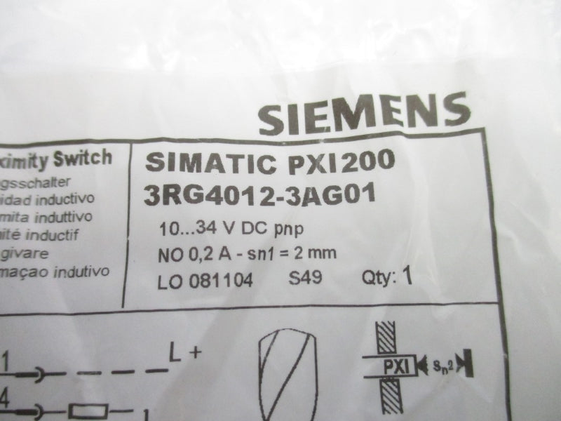 SIEMENS 3RG4012-3AG01 10-34VDC NSMP