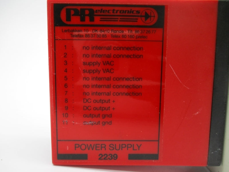 PR ELECTRONICS 2239A1 24VAC NSNP
