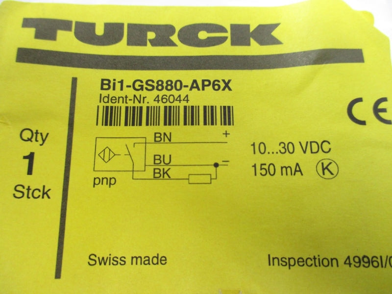 TURCK BI1-GS880-AP6X 46044 10-30VDC NSMP