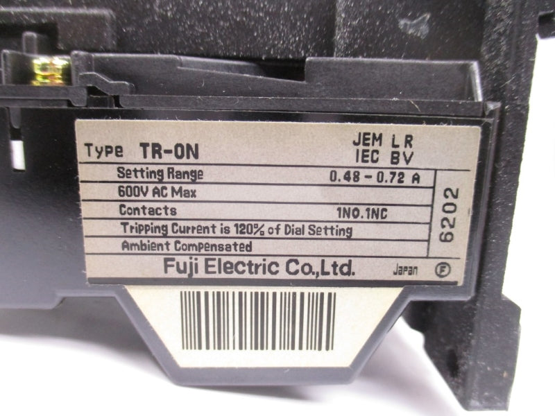 FUJI ELECTRIC TR-0NH 600V 0.48-0.72A NSMP