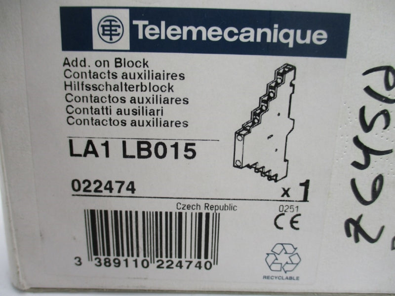 TELEMECANIQUE LA1LB015 240VAC 10A NSMP