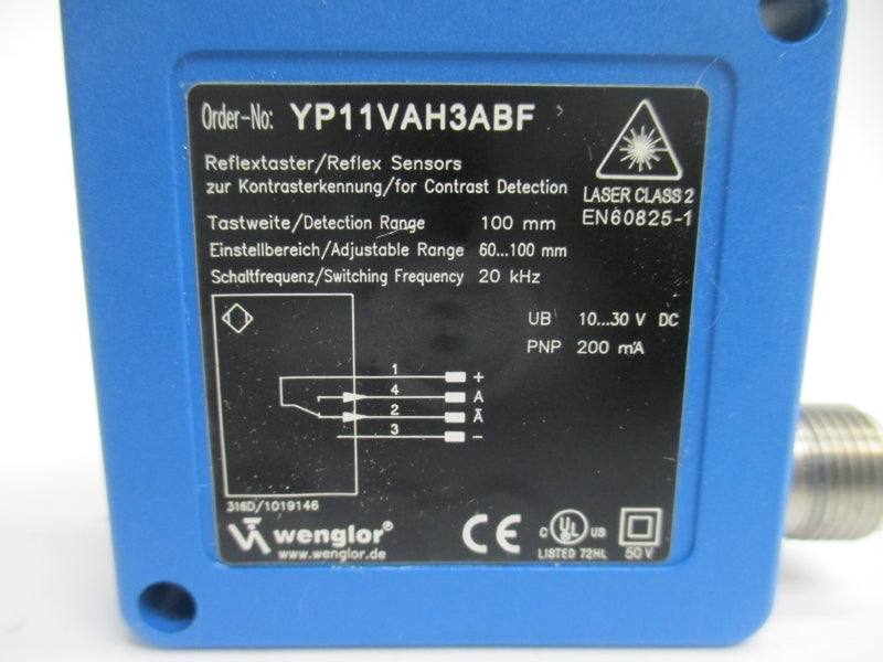 WENGLOR YP11VAH3ABF 10-30VDC NSMP