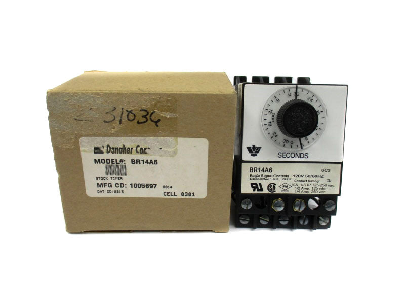 DANAHER CONTROLS BR14A6 120V 10A 0-30SEC NSMP