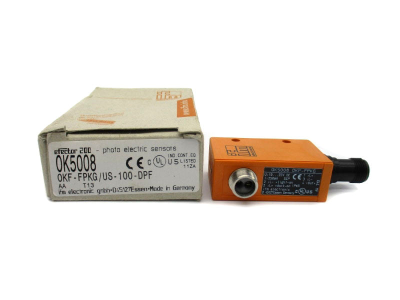 IFM EFECTOR OK5008 OKF-FPKG/US-100-DPF 10-55VDC NSMP