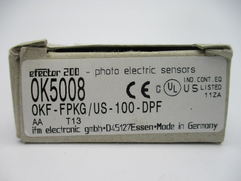 IFM EFECTOR OK5008 OKF-FPKG/US-100-DPF 10-55VDC NSMP