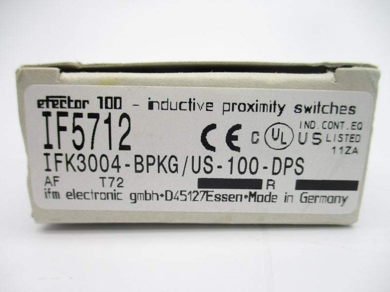 IFM EFECTOR IF5712 IFK3004-BPKG/US-100-DPS 10-36VDC NSMP