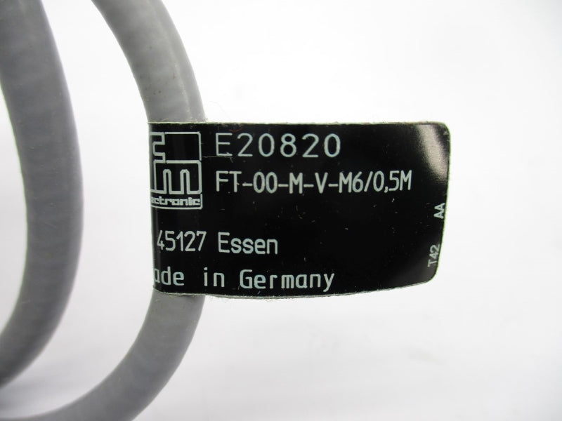 IFM EFECTOR E20820 FT-00-M-V-M6/0,5M NSMP