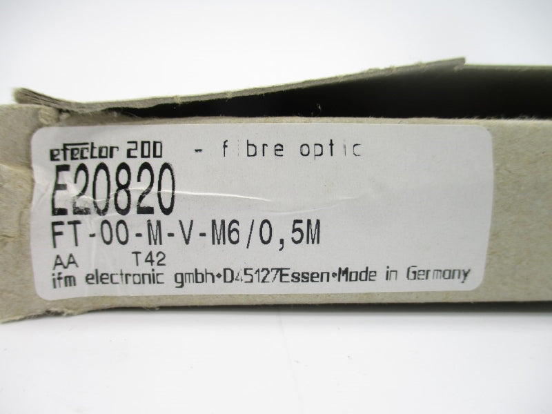 IFM EFECTOR E20820 FT-00-M-V-M6/0,5M NSMP