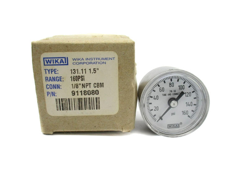WIKA 9118080 131.11 160PSI 1.5" NSMP