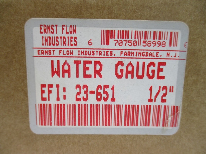 ERNST FLOW INDUSTRIES 23-651 1/2" NSMP