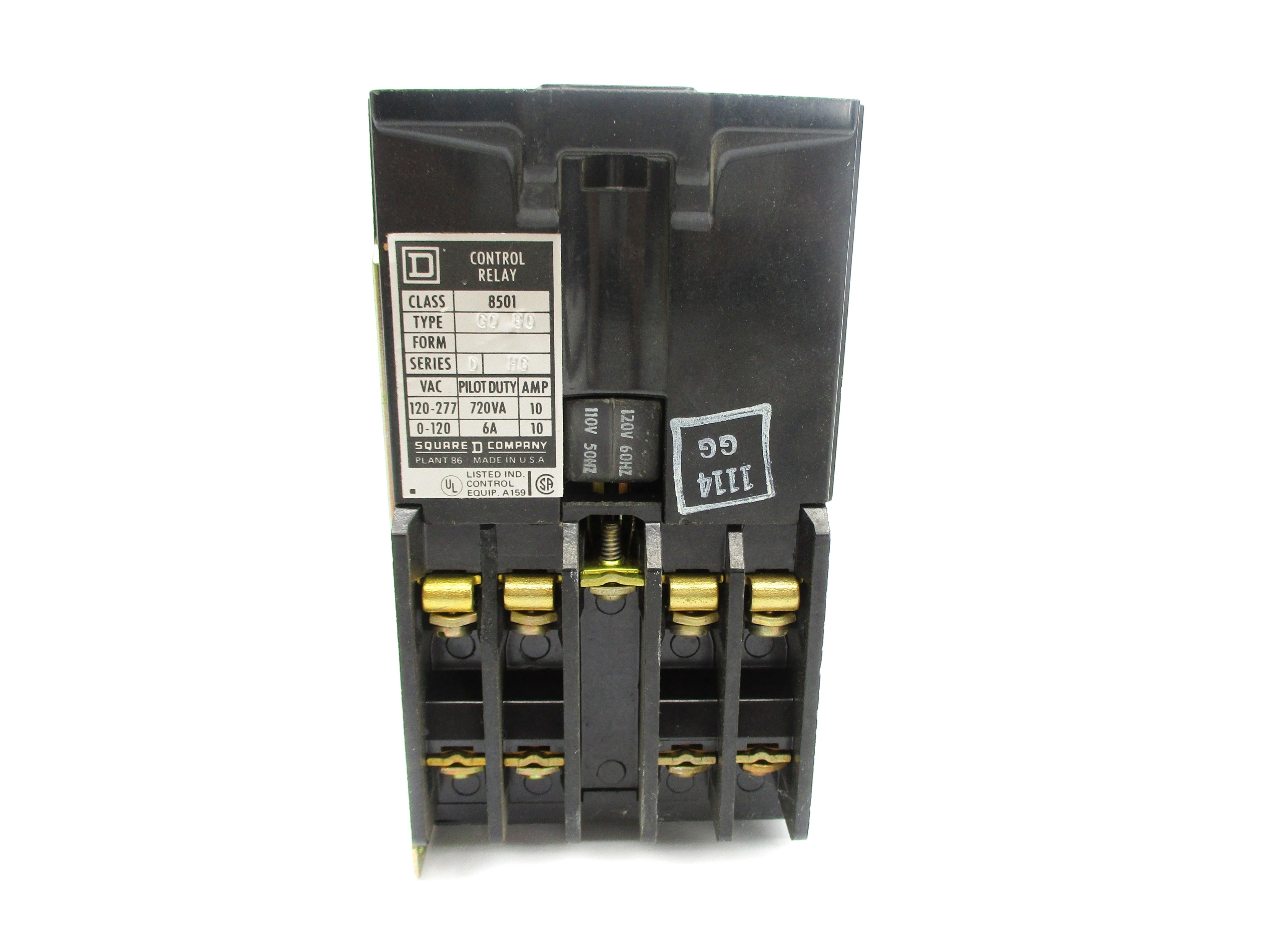 SQUARE D 8501G080 SER. D 110/120V 10A NSNP