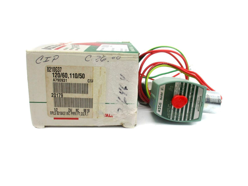 ASCO 8210G37 110/120V 1-125/5-150PSI 1/2" NSMP