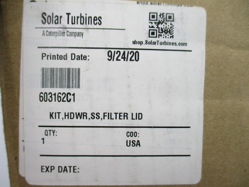 SOLAR TURBINES 603162C1 RFLD1303/1323 NSMP