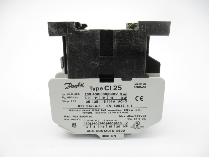 DANFOSS CI25 037H0051-14 20/24V 25A NSMP