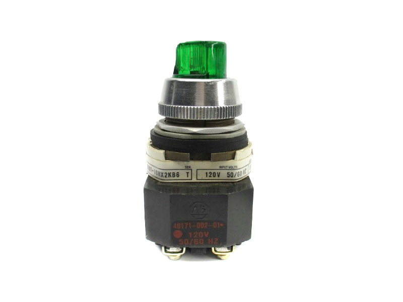 ALLEN BRADLEY 800T-16HX2KB6 (GREEN) SER. T 120V NSNP