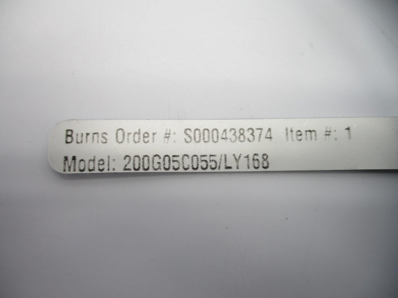 BURNS ENGINEERING 200G05C055/LY168 NSNP