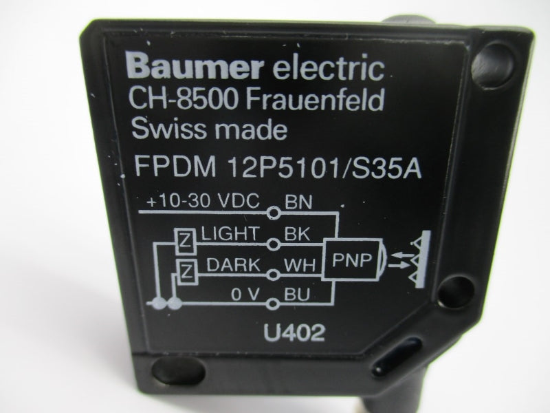 BAUMER ELECTRIC FPDM12P5101/S35A 10-30VDC NSMP