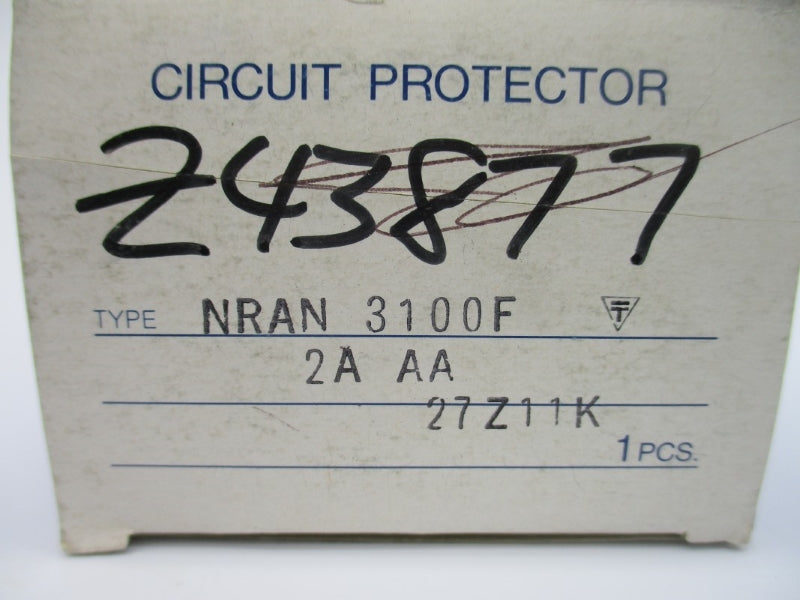 IDEC NRAN3100F2AAA 250VAC 2.5A NSMP