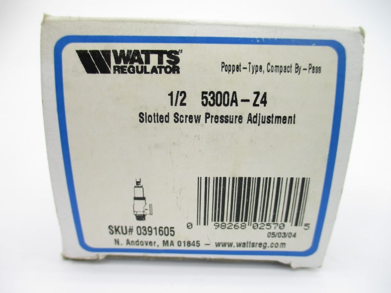 WATTS REGULATOR 5300A-Z4 1/2" NSMP