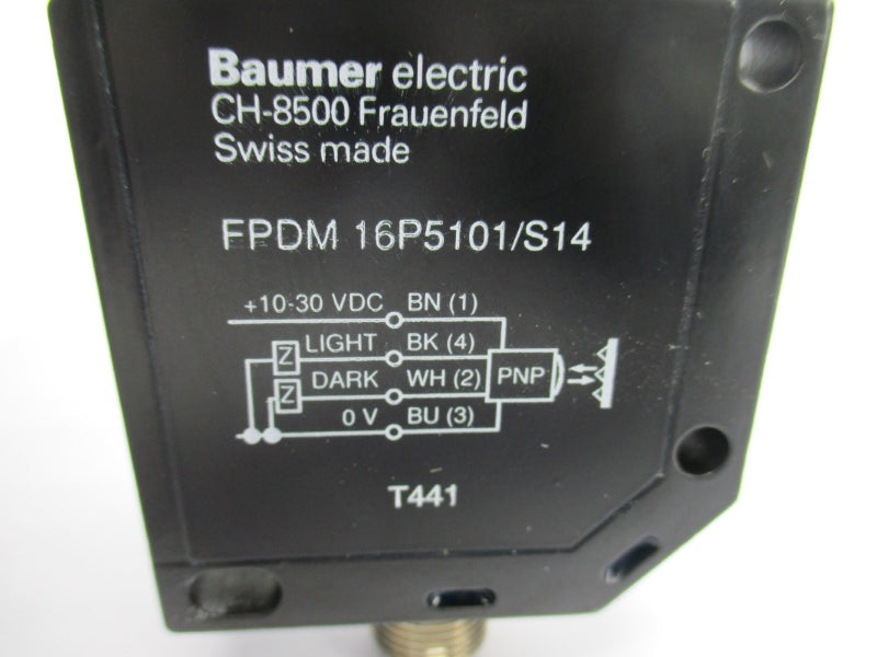 BAUMER ELECTRIC FPDM16P5101/S14 10-30VDC NSMP