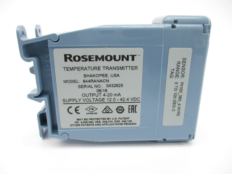 ROSEMOUNT 644RANACN 12.0-42.4VDC NSMP