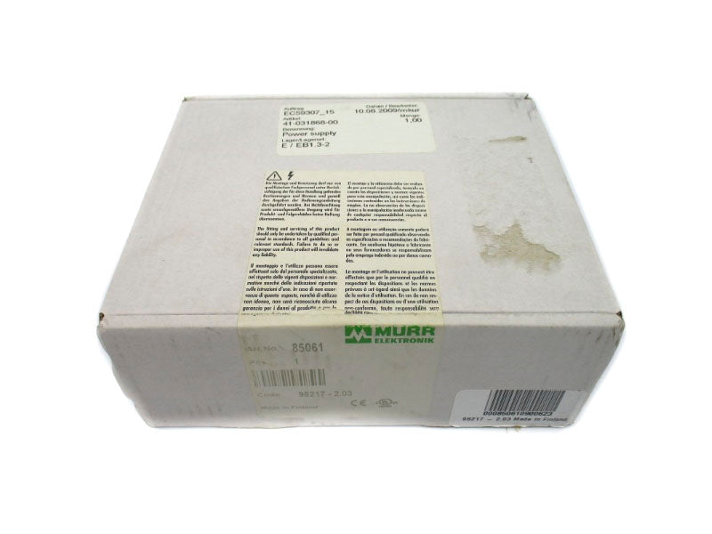 MURR ELEKTRONIK 85061 NSFS